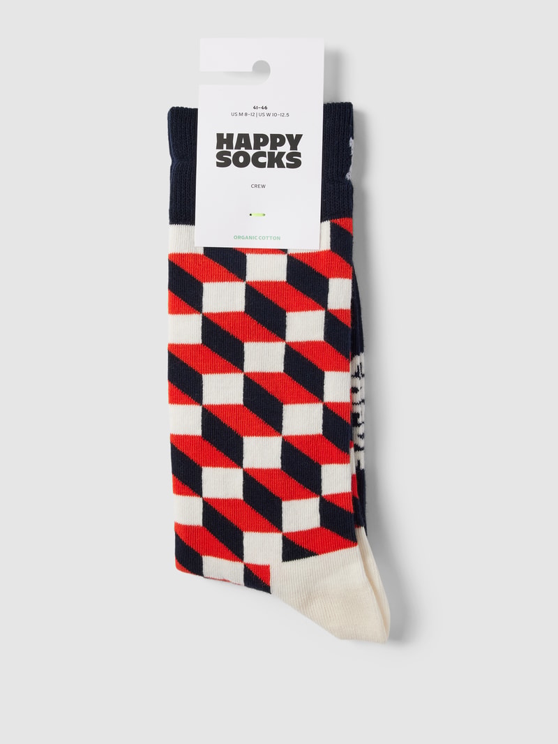 Socken mit Allover-Muster in marineblau