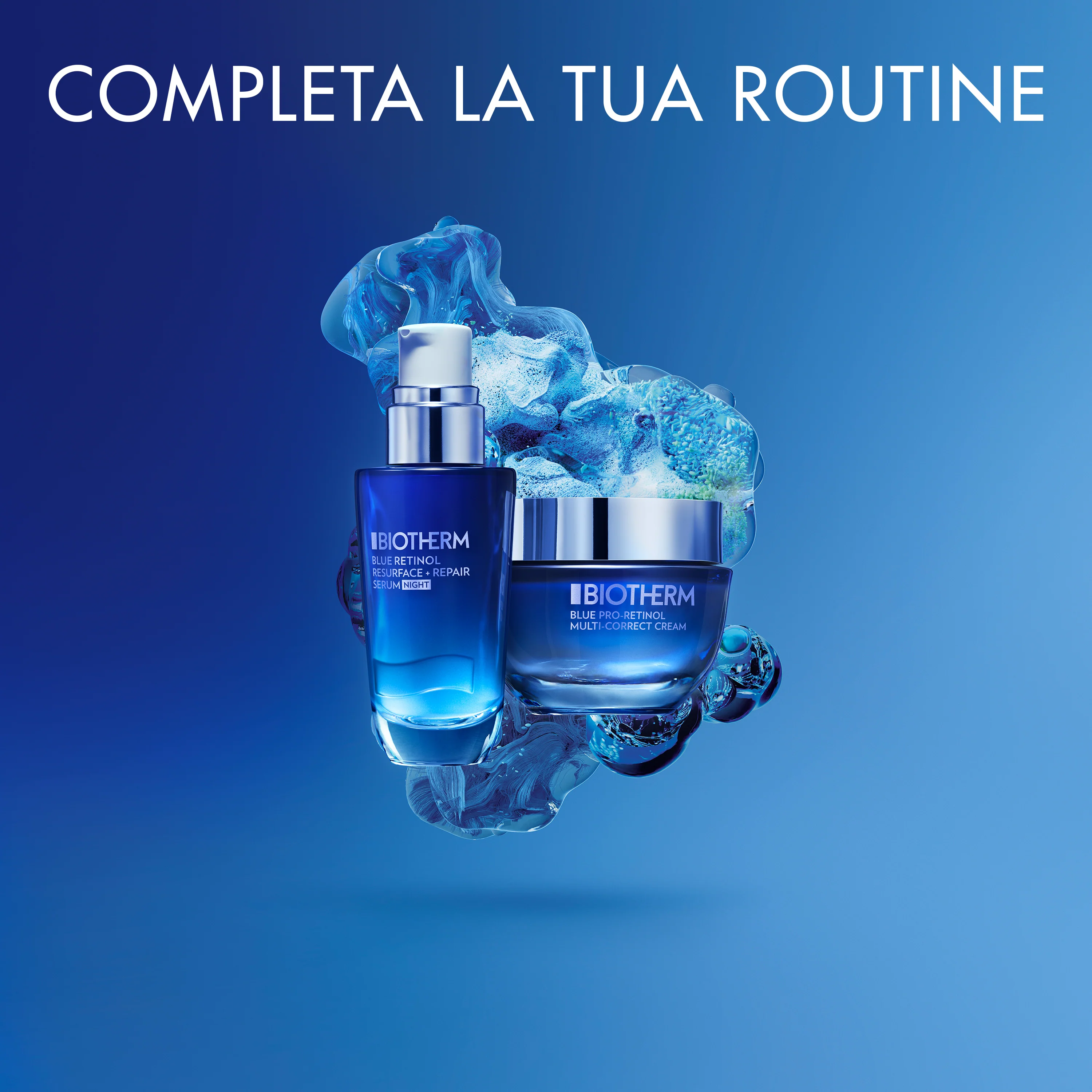 Blue Therapy Blue Pro-Retinol Multi-Correct Cream - Denný krém proti vráskam, Denný krém proti nedokonalostiam pleti, Regeneračná kúra