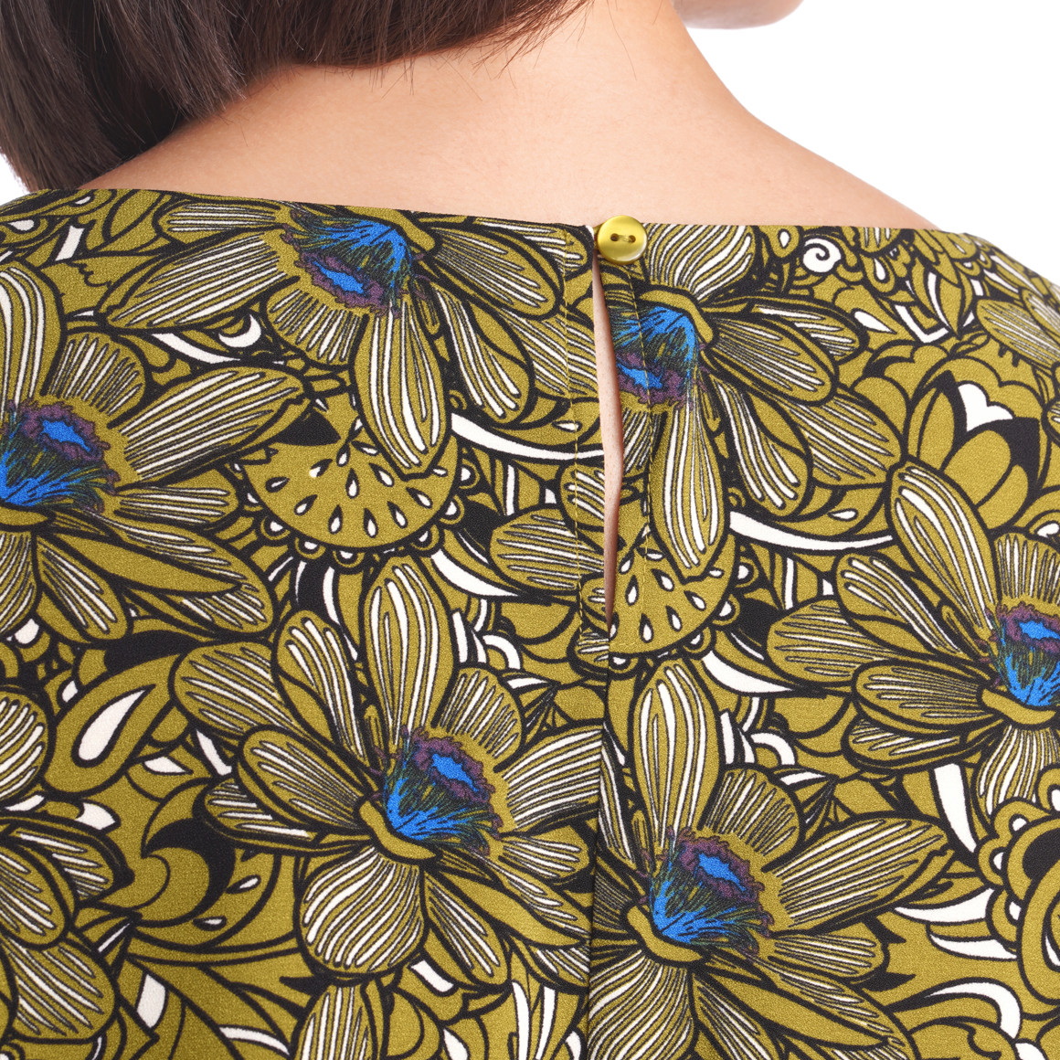 Damen Kleid mit Retro-Print