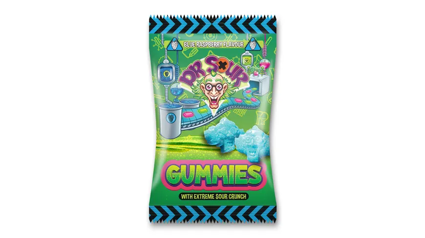 DR. SOUR Gummies Blue Raspberry 200 g