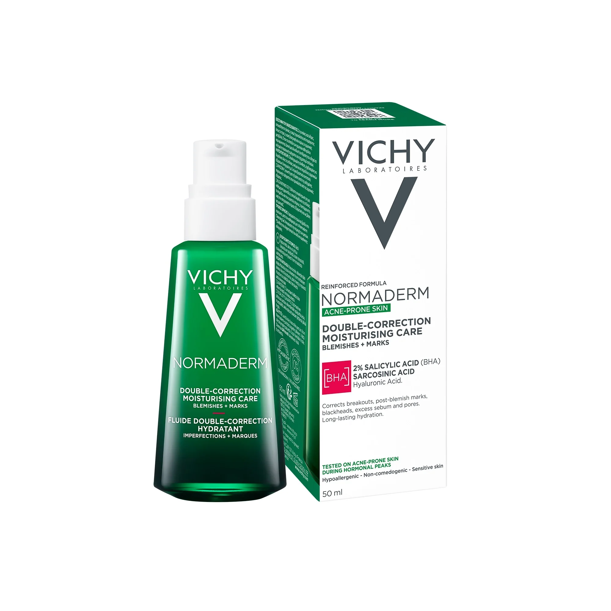 Normaderm Double Action Hydraterende Behandeling - Anti-onzuiverheden gezichtsserum