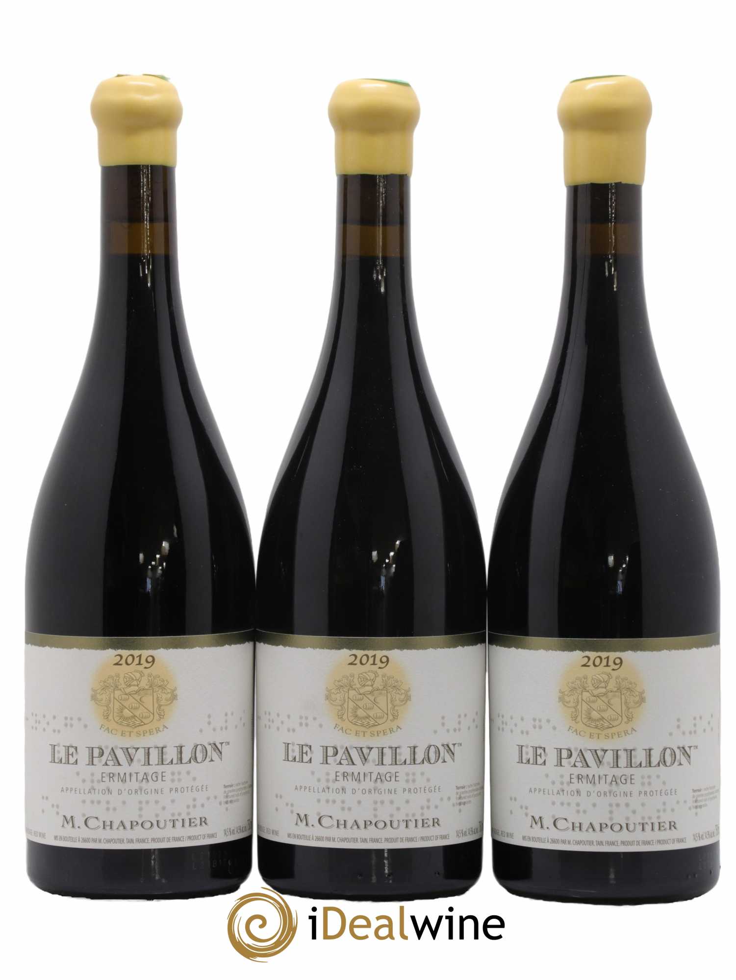 Hermitage Ermitage Le Pavillon Chapoutier  2019 - Lot de 6 Bouteilles
