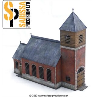 Waterloo Plancenoit Church (28 mm)