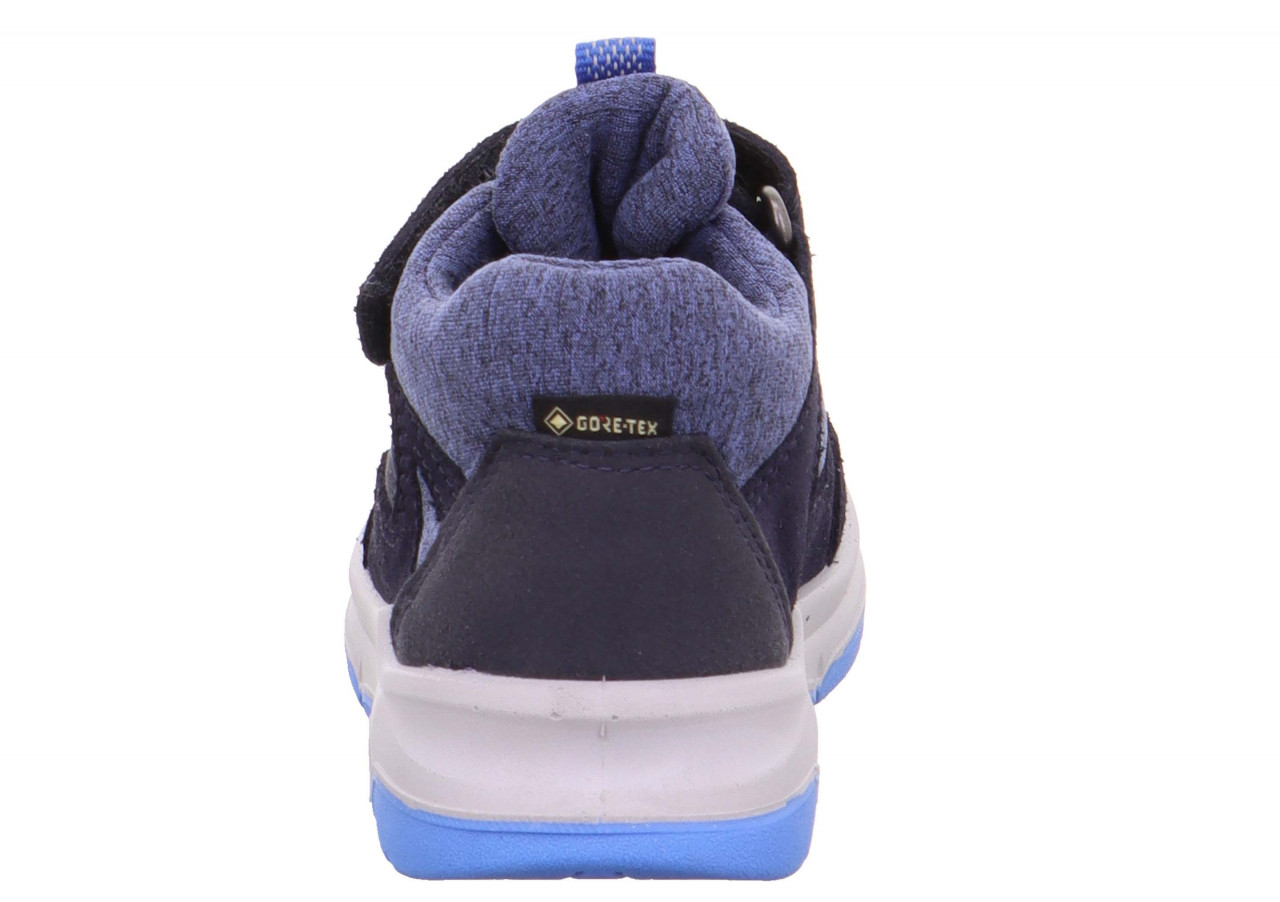 COOPER - Blau/Hellblau Sneaker low mit Klettverschluss