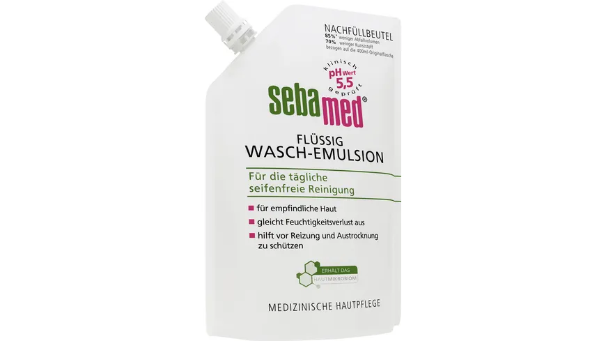 Sebamed Flüssig Wasch-Emulsion Nachfüllbeutel 400 ml