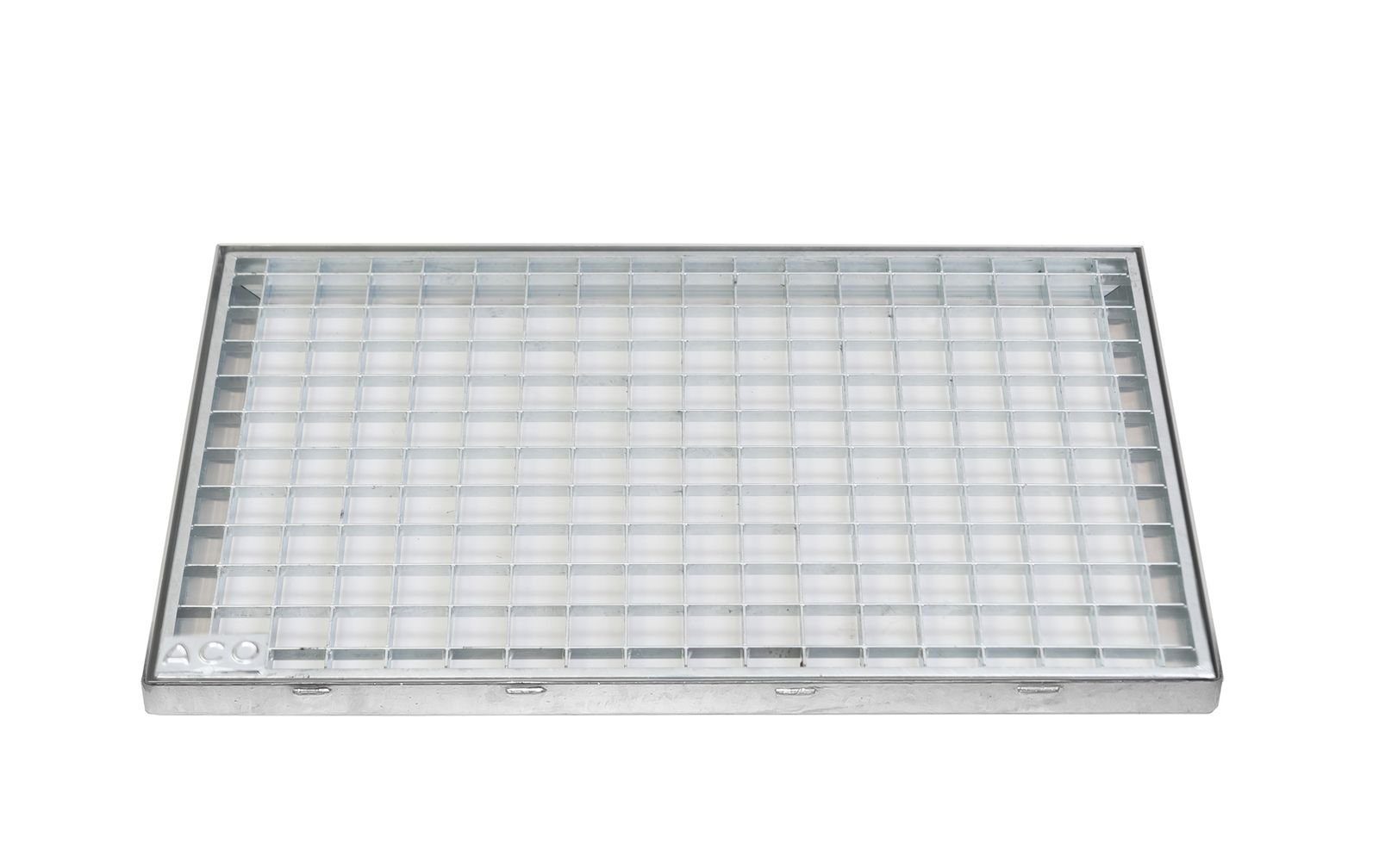 Fußmatte ACO Schuhabstreifer Gitterrost mit Zarge MW 30/30 Eingangsrost Normrost Abstreifer Rahmen, ACO Severin Ahlmann GmbH & Co. KG, rechteckig, Höhe: 23 mm, robust, begehbar und befahrbar