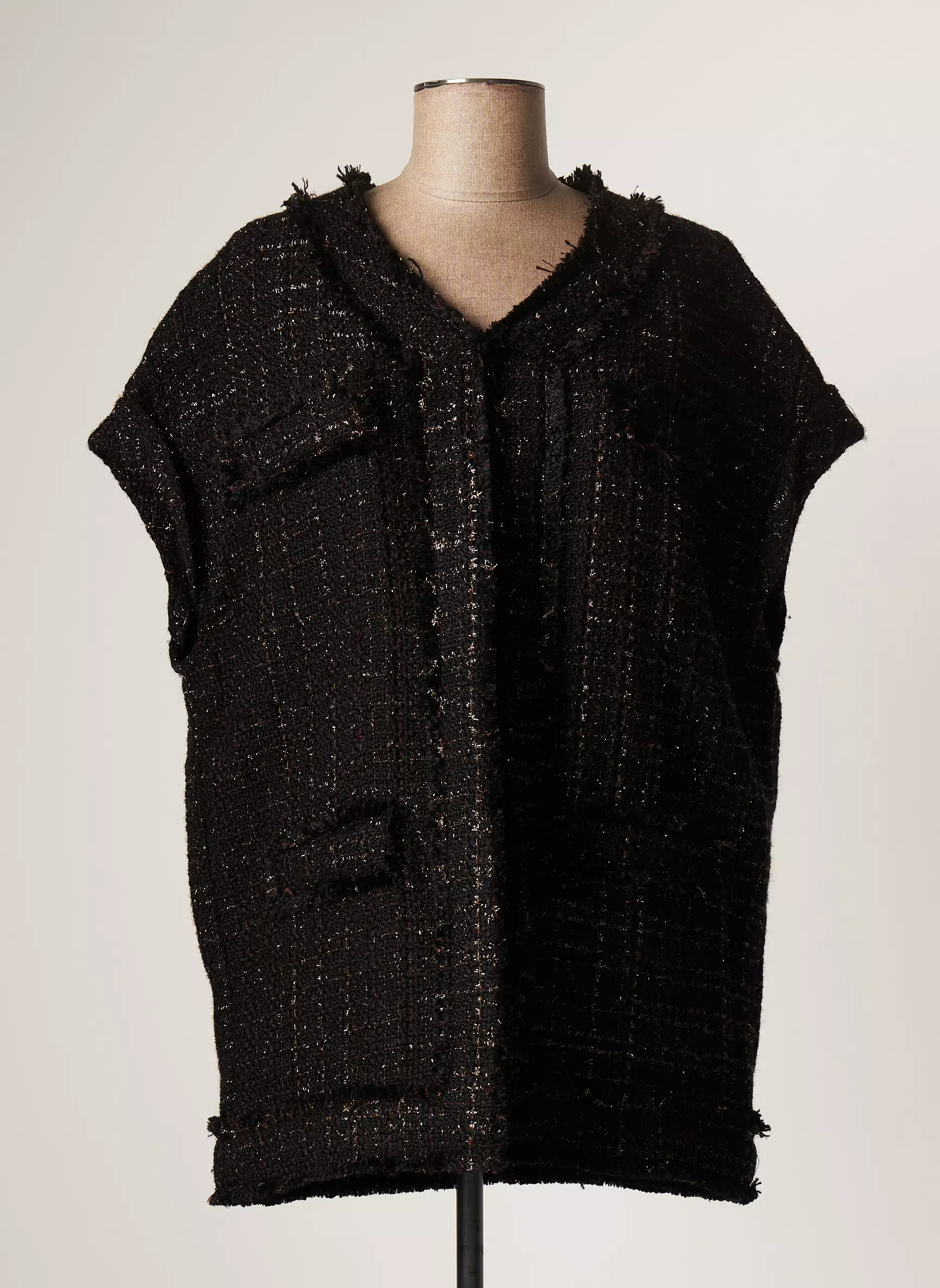 School Rag Vestecasual Femme couleur noir