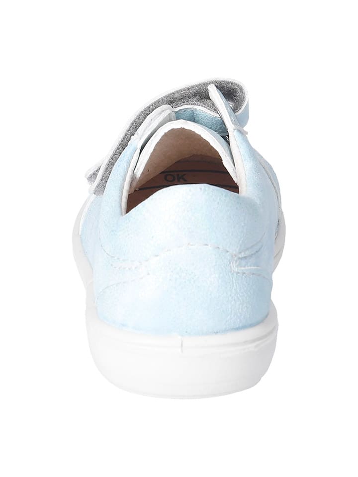 PEPINO Leder-Sneakers in Hellblau günstig kaufen