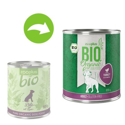 zooplus Bio Adult Pute mit Zucchini