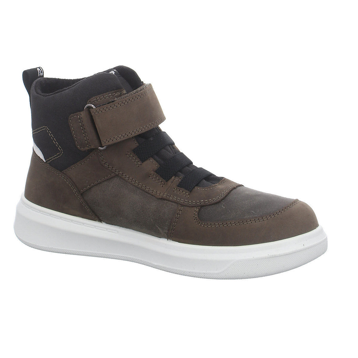 Jungen Schnürhalbschuhe Cosmo Boots Kinderschuhe Lederkombination uni Outdoorschuhe