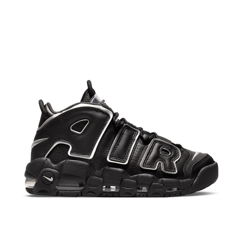 NIKE Wmns Uptempo '96 black/metallic silver-turquoise blue