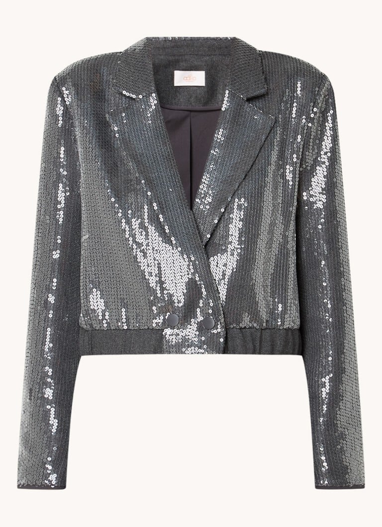 Aaiko Mille cropped blazer with sequins