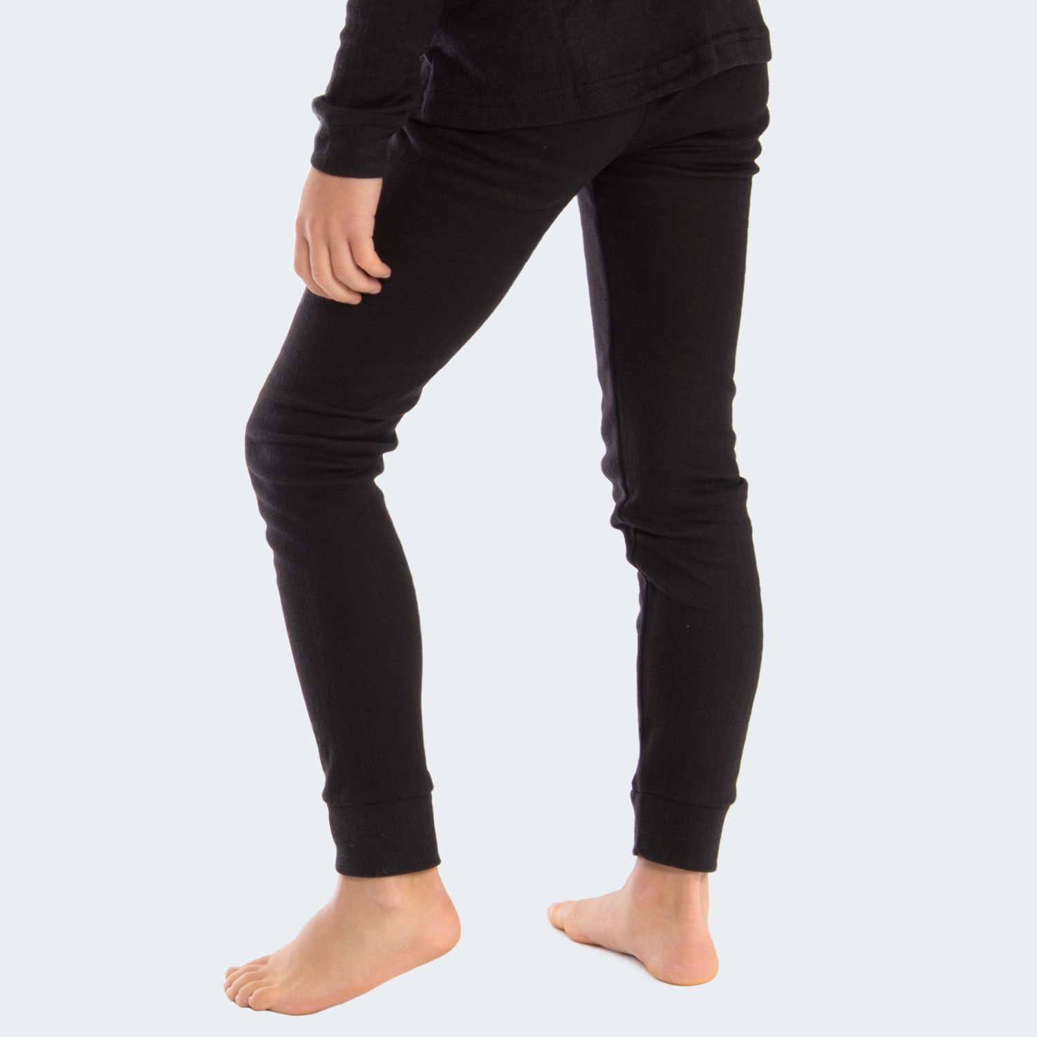 Black Snake Black Kinder Thermounterhose