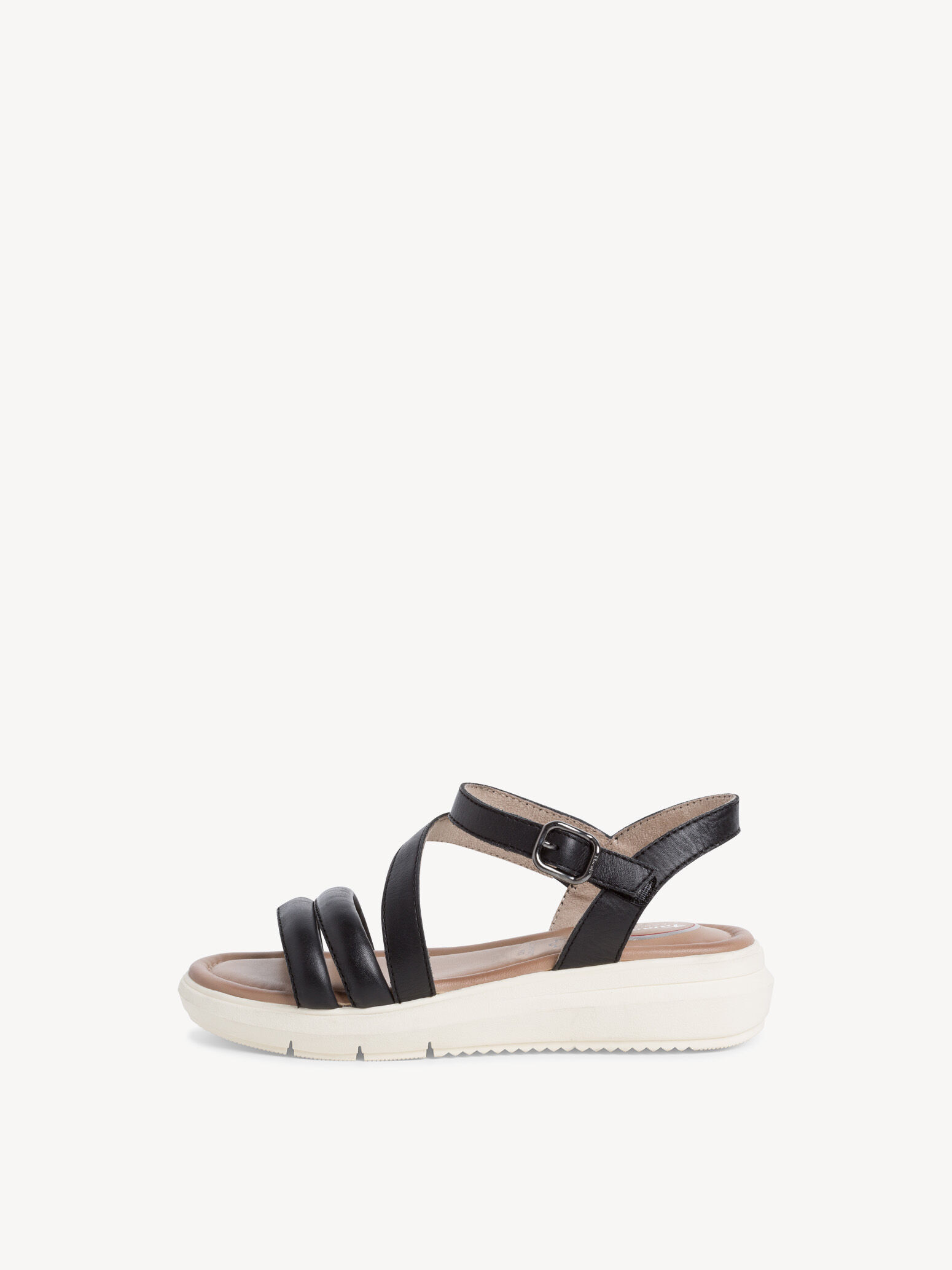 Sandale en cuir - noir