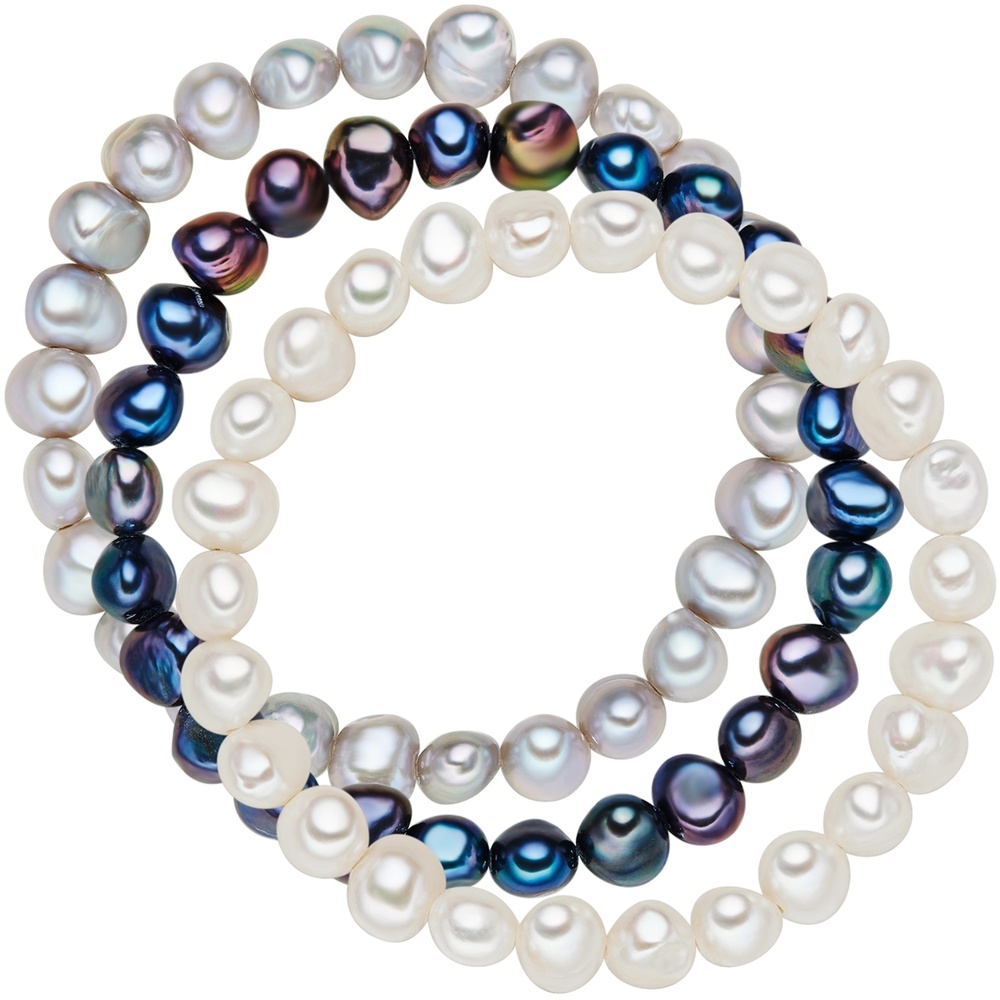 Valero Pearls Bracelet en perles Perle de culture d'eau douce Perle de culture d'eau douce en M Bracelet