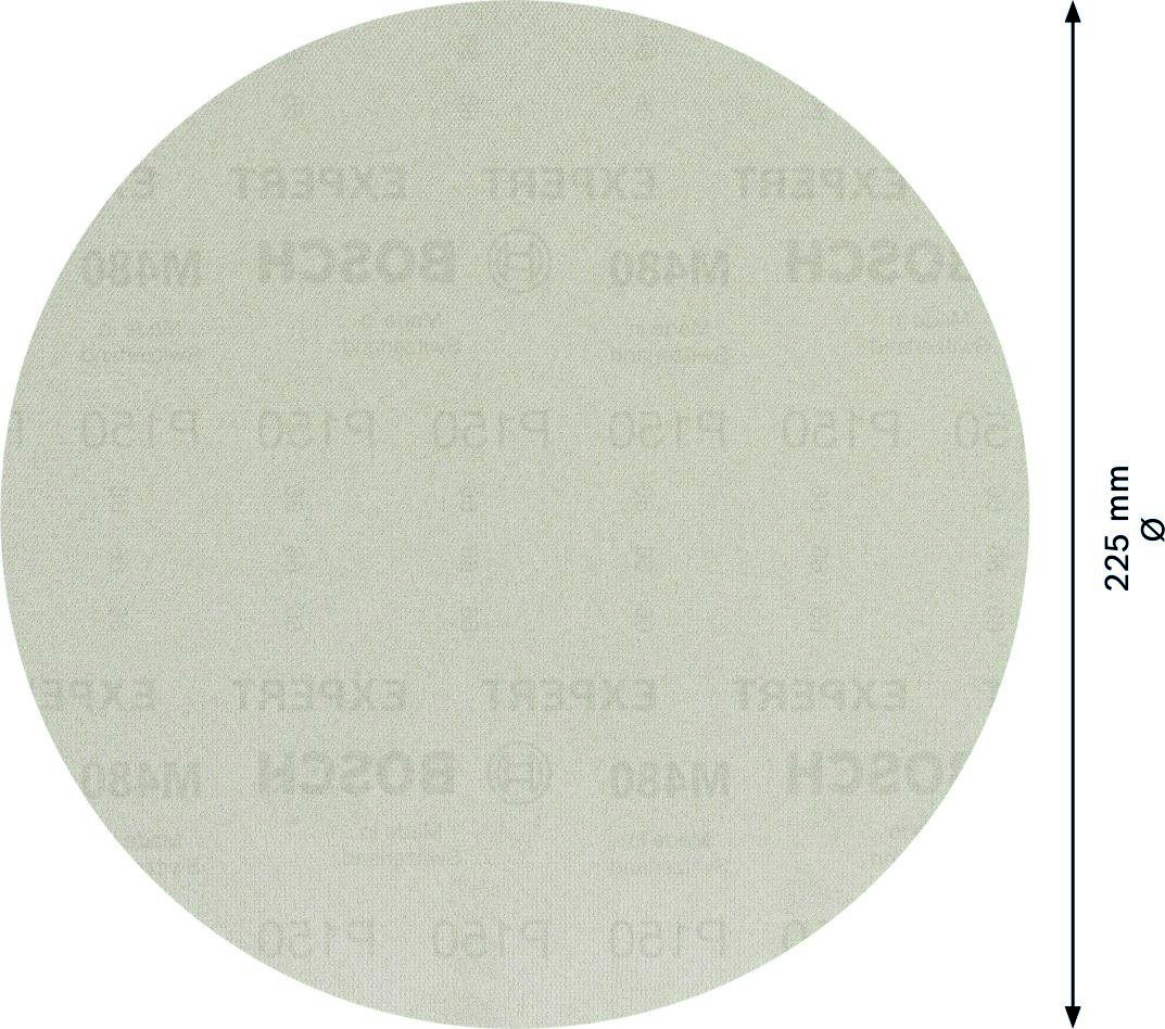 Bosch Blue Zubehör 2608900710 Expert M480 Schleifgewebe für Trockenbauschleifer 225 mm, K150, 25 Stück