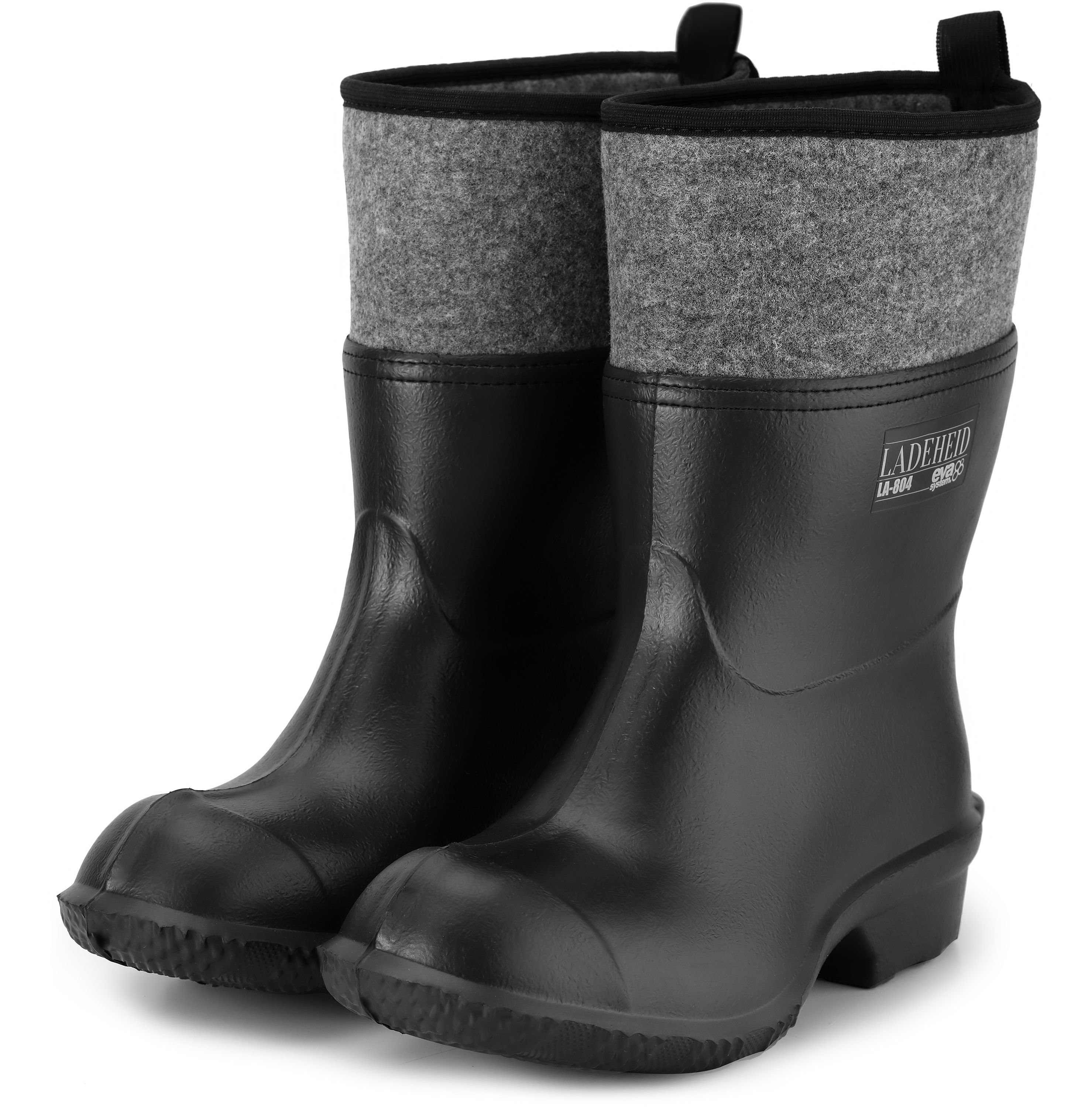 Ladeheid Herren federleichte EVA Thermo Gummistiefel gefüttert LA-804 Gummistiefel