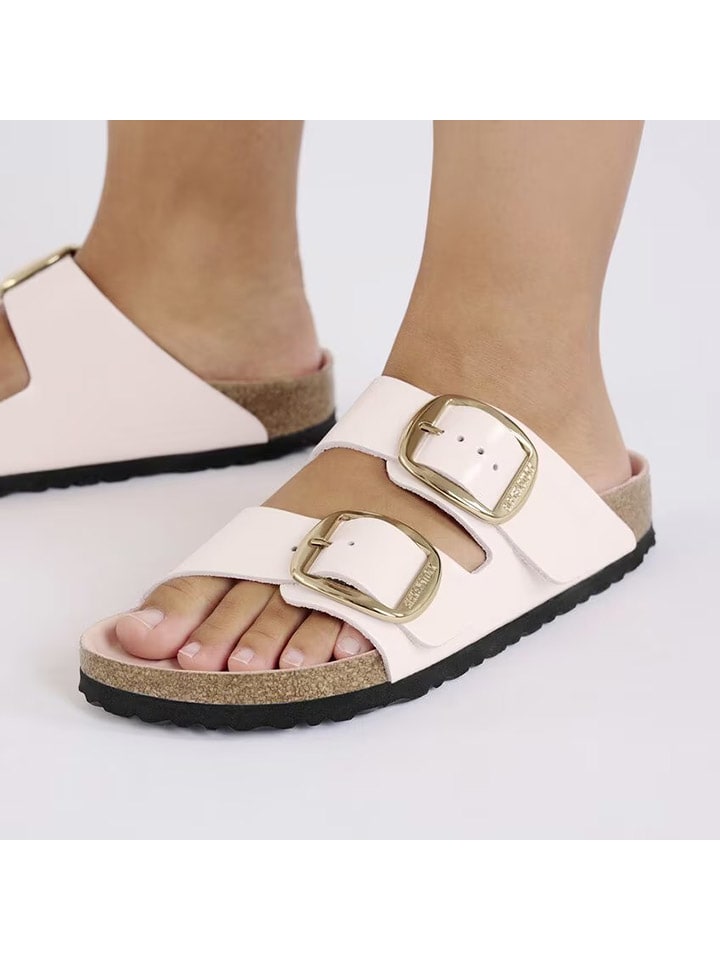Birkenstock Leder-Pantoletten 