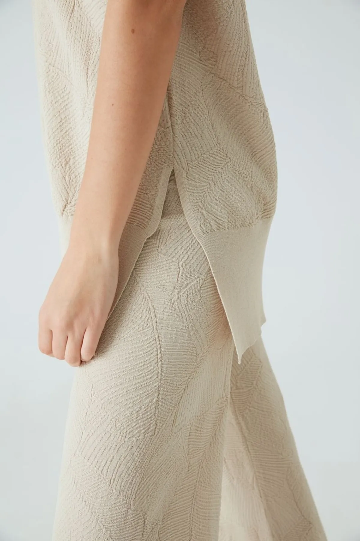 JOIN US  Palazzo-Hose mit Palmblattmuster
