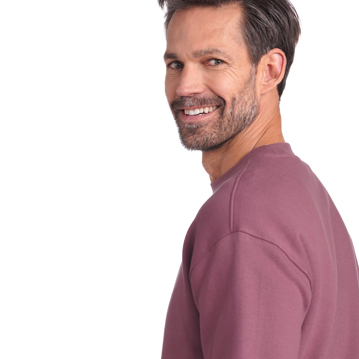 Herren Sweatshirt mit Rundhalsausschnitt