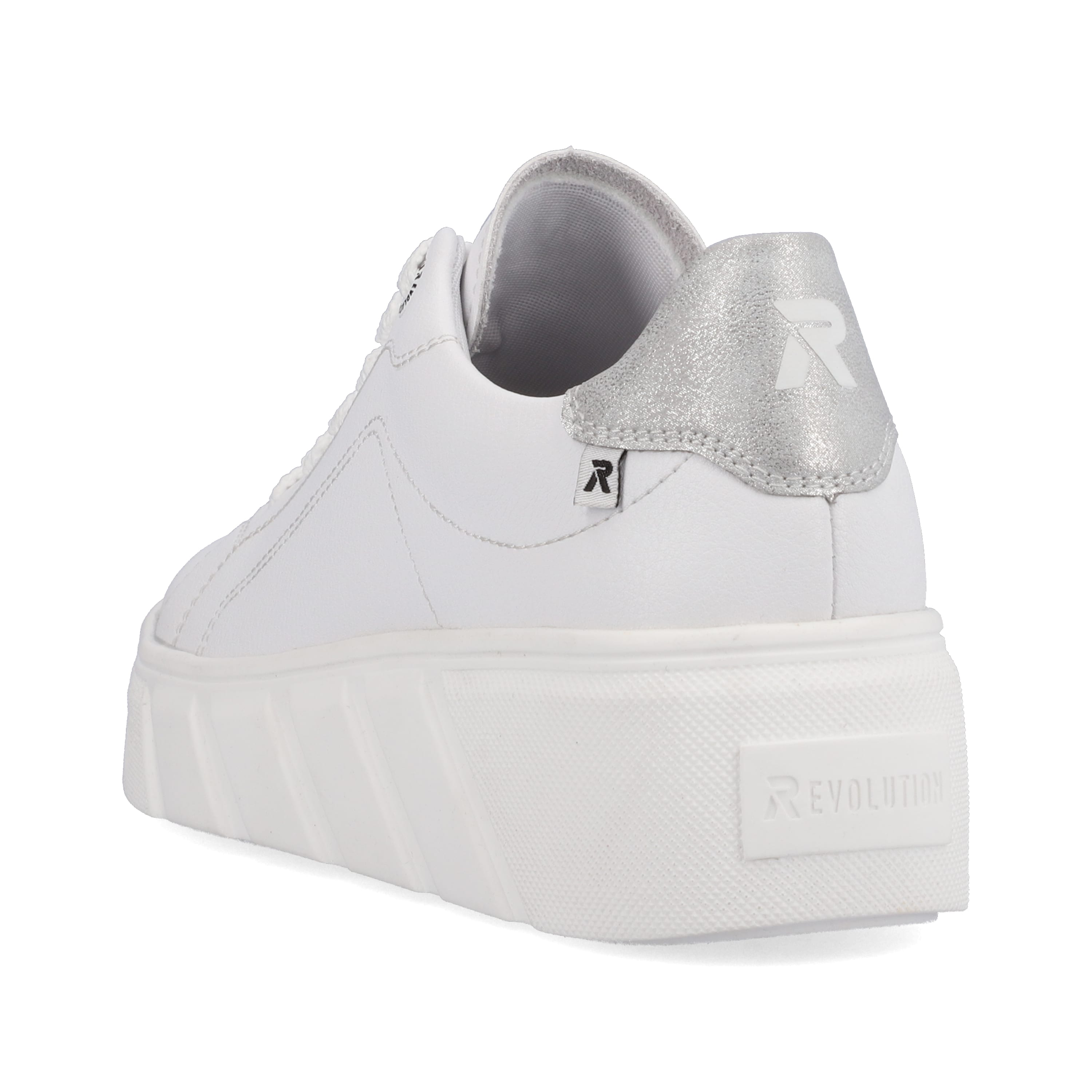 Rieker Damen Sneaker Low crystal white