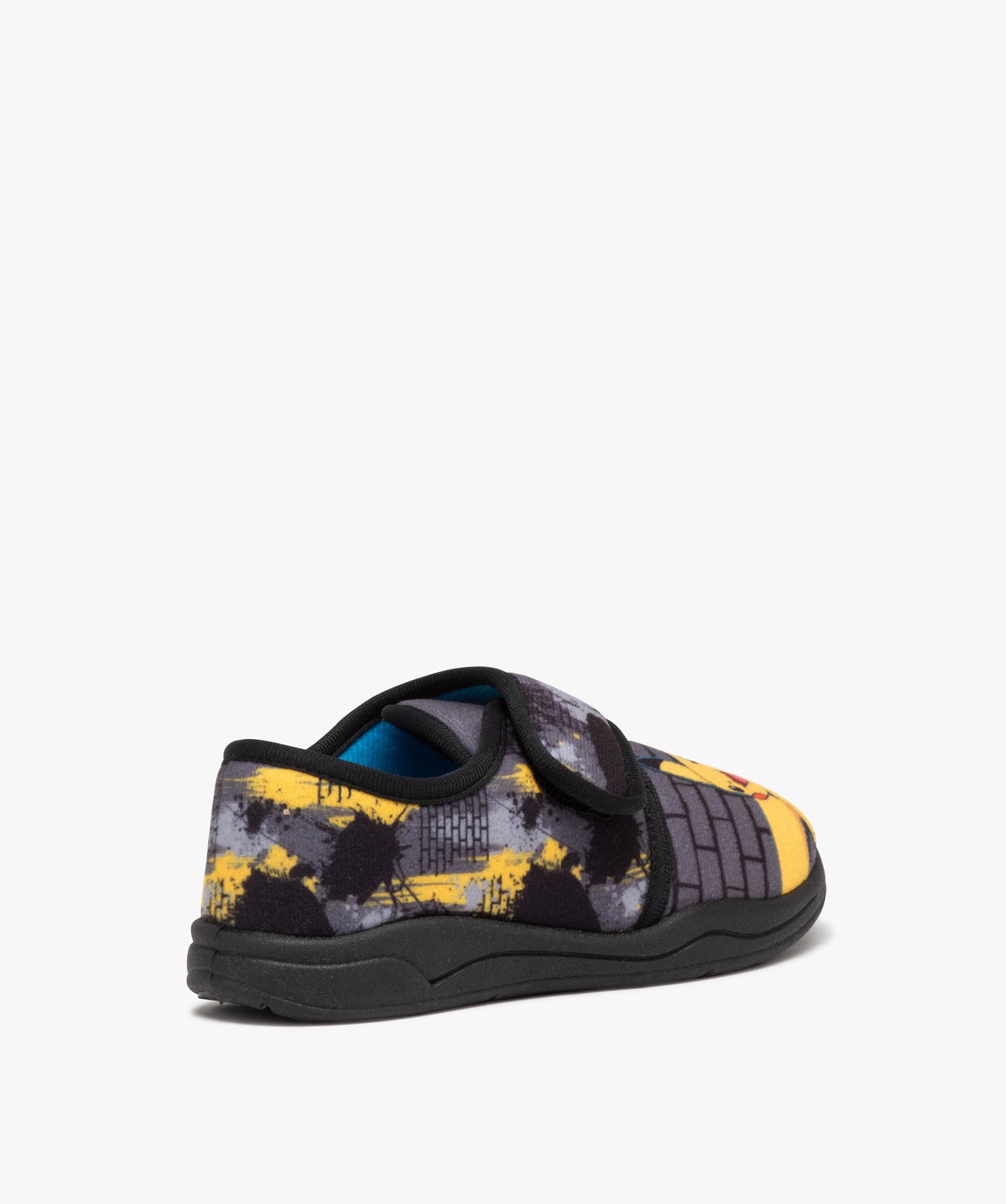 Chaussons Garçon imprimés Pikachu à bande scratch - Pokemon gris | GEMO