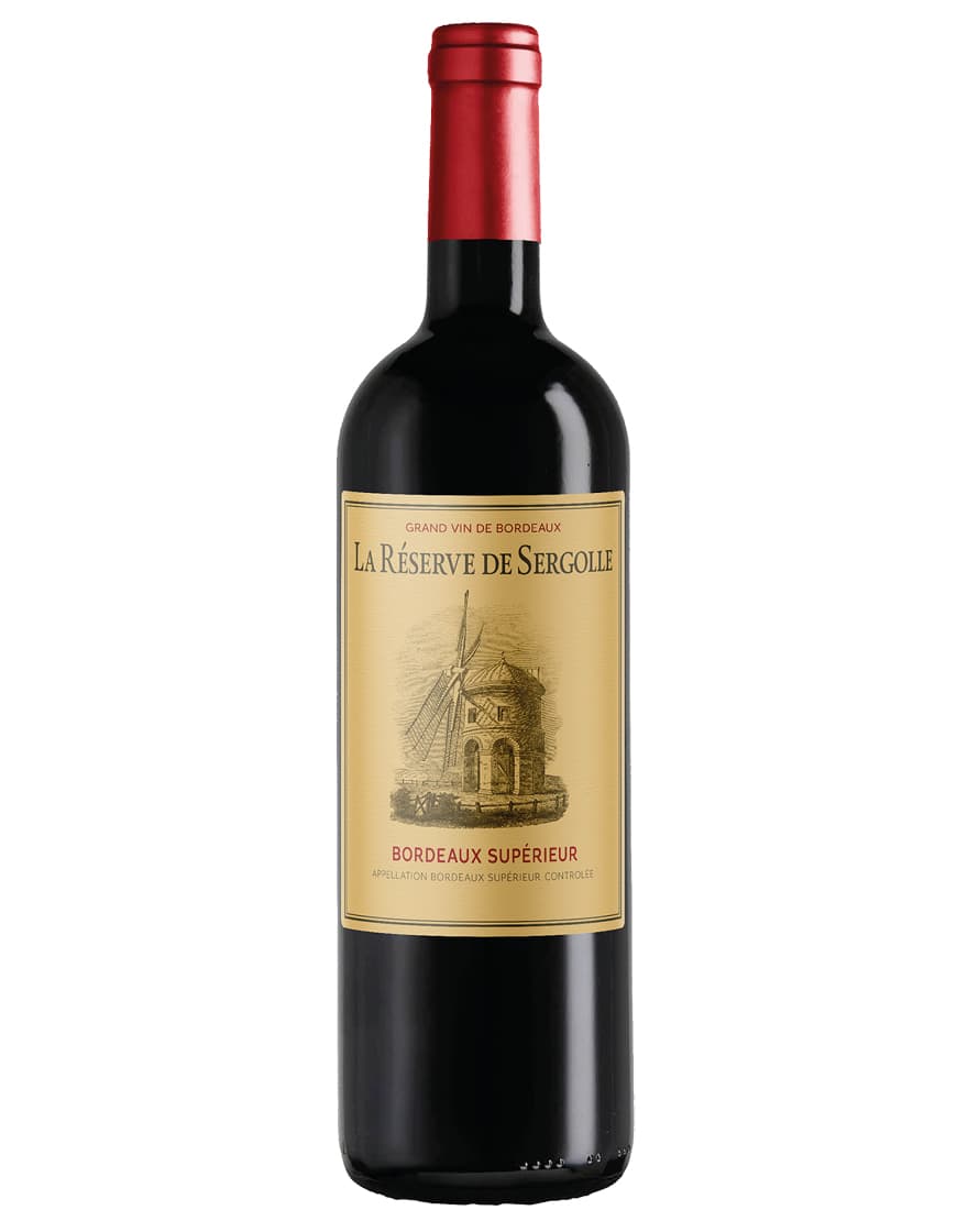 Bordeaux Supérieur AOC La Réserve de Sergolle 2021 Baron de Sergolle 0,75 ℓ