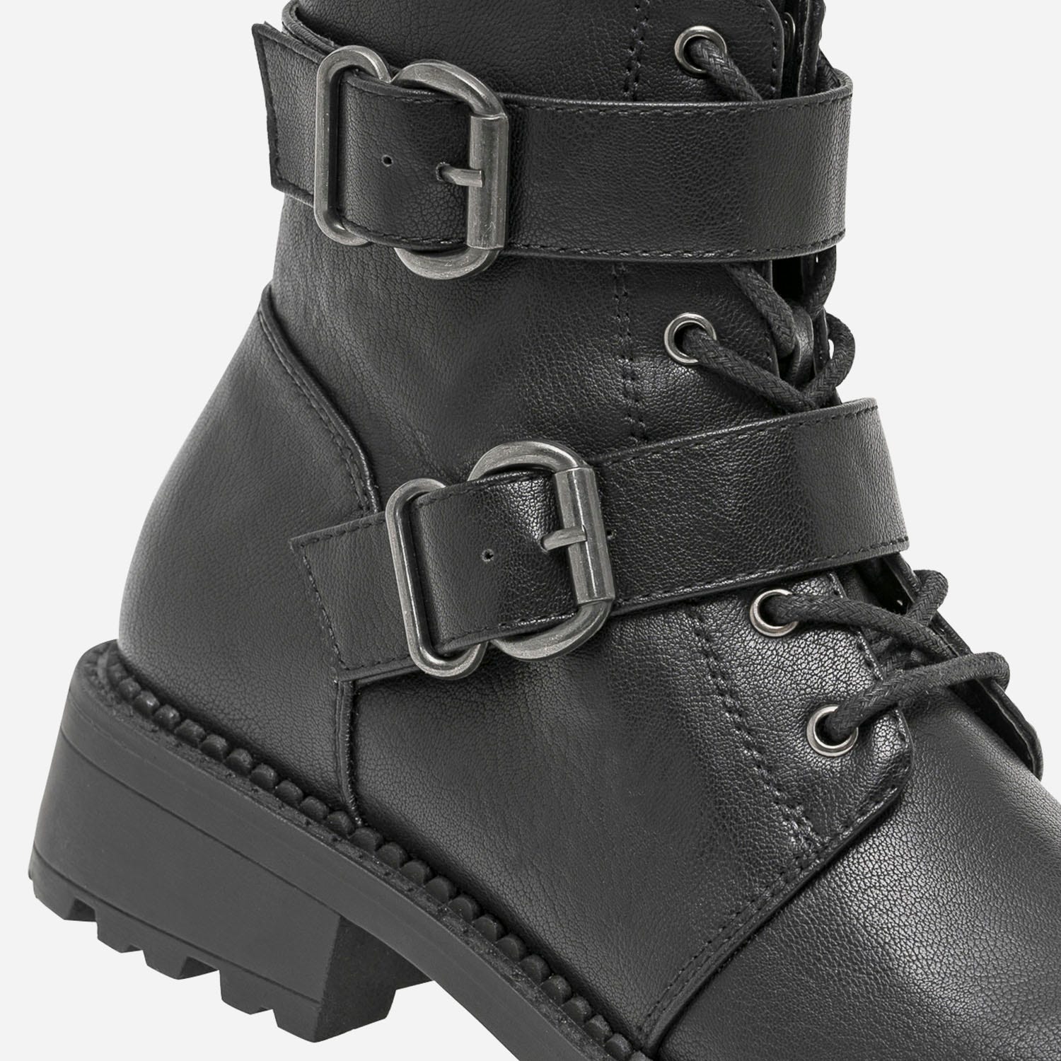 Boots à lacet TEXTO noir