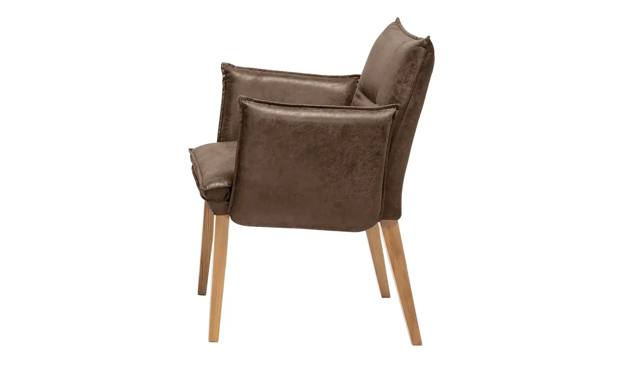 Woodford Polsterstuhl in Leder-Optik Sunna