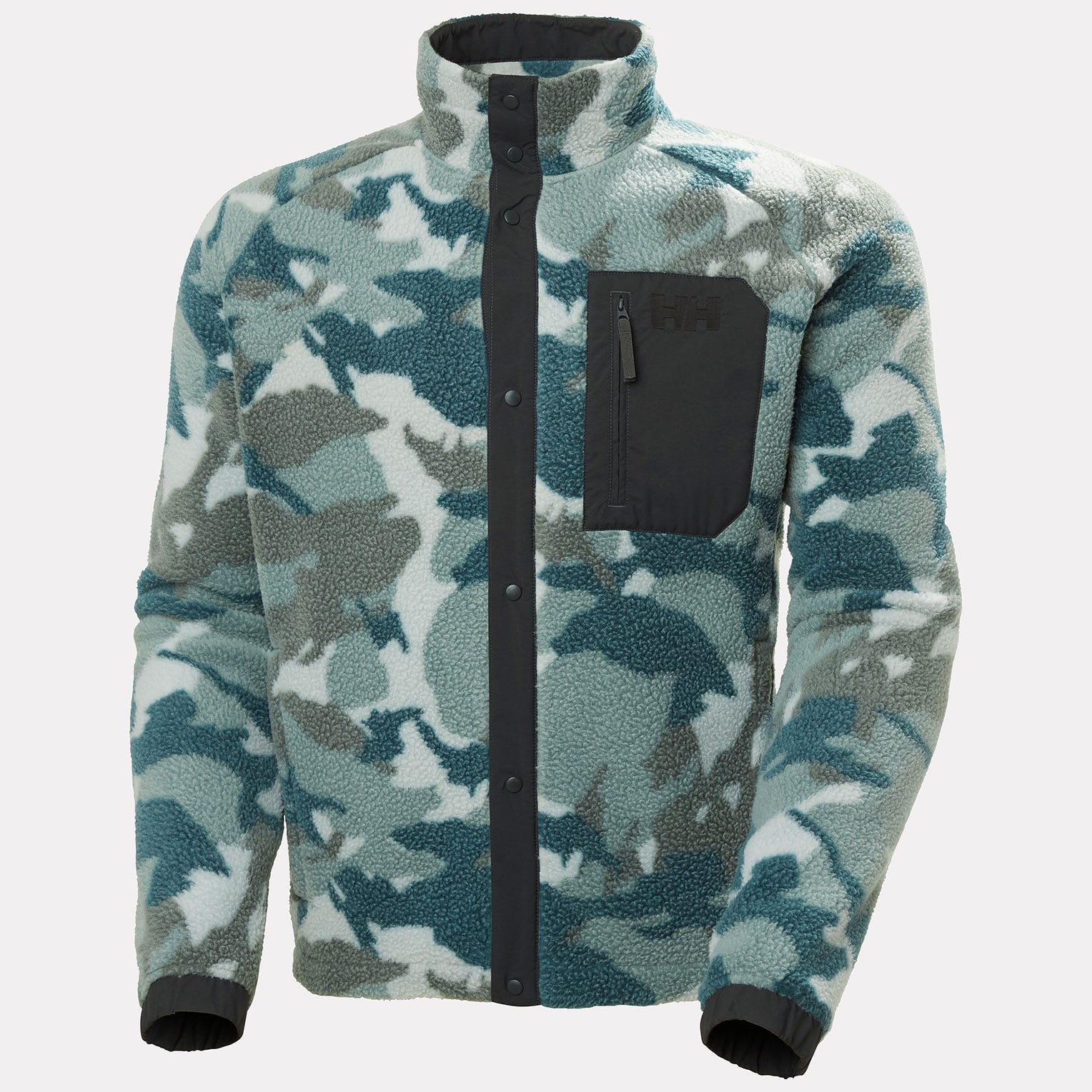 Men's Panorama Printed Pile Snap