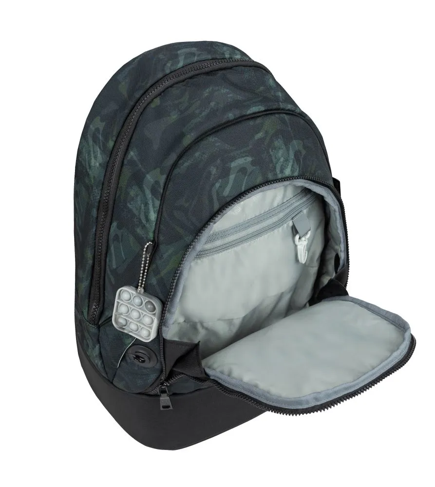 Belmil Premium Backpack & Fanny Pack Ruck﻿sack 2-tlg - Grey Stone