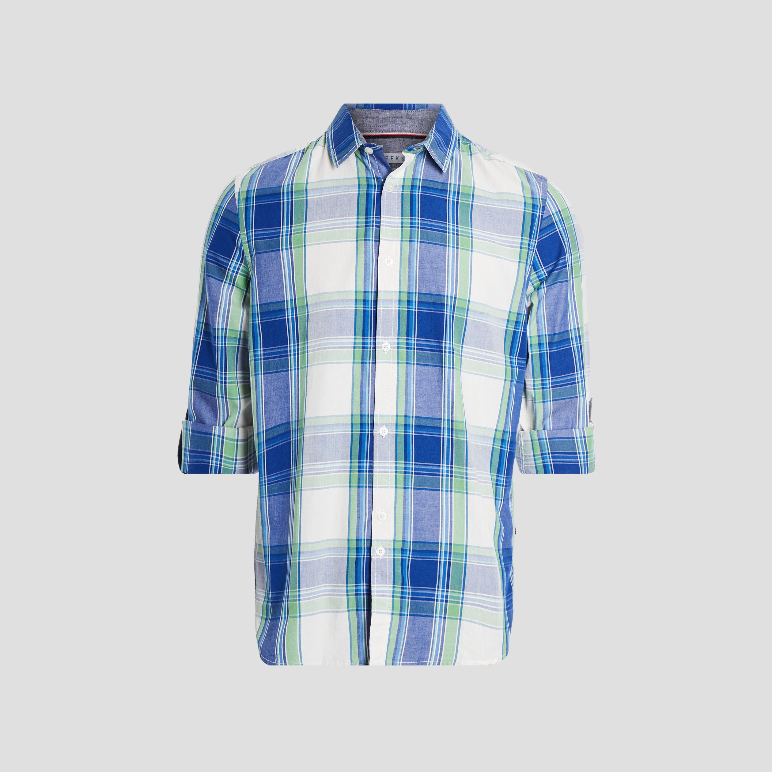 Chemise droite manches 3 4 ivoire homme | La Halle