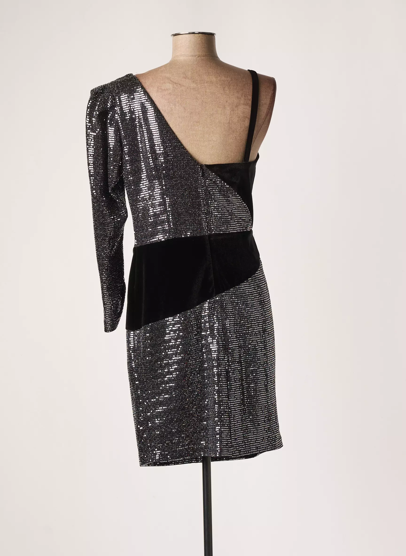 Arggido Robes Mi Longues Femme couleur noir