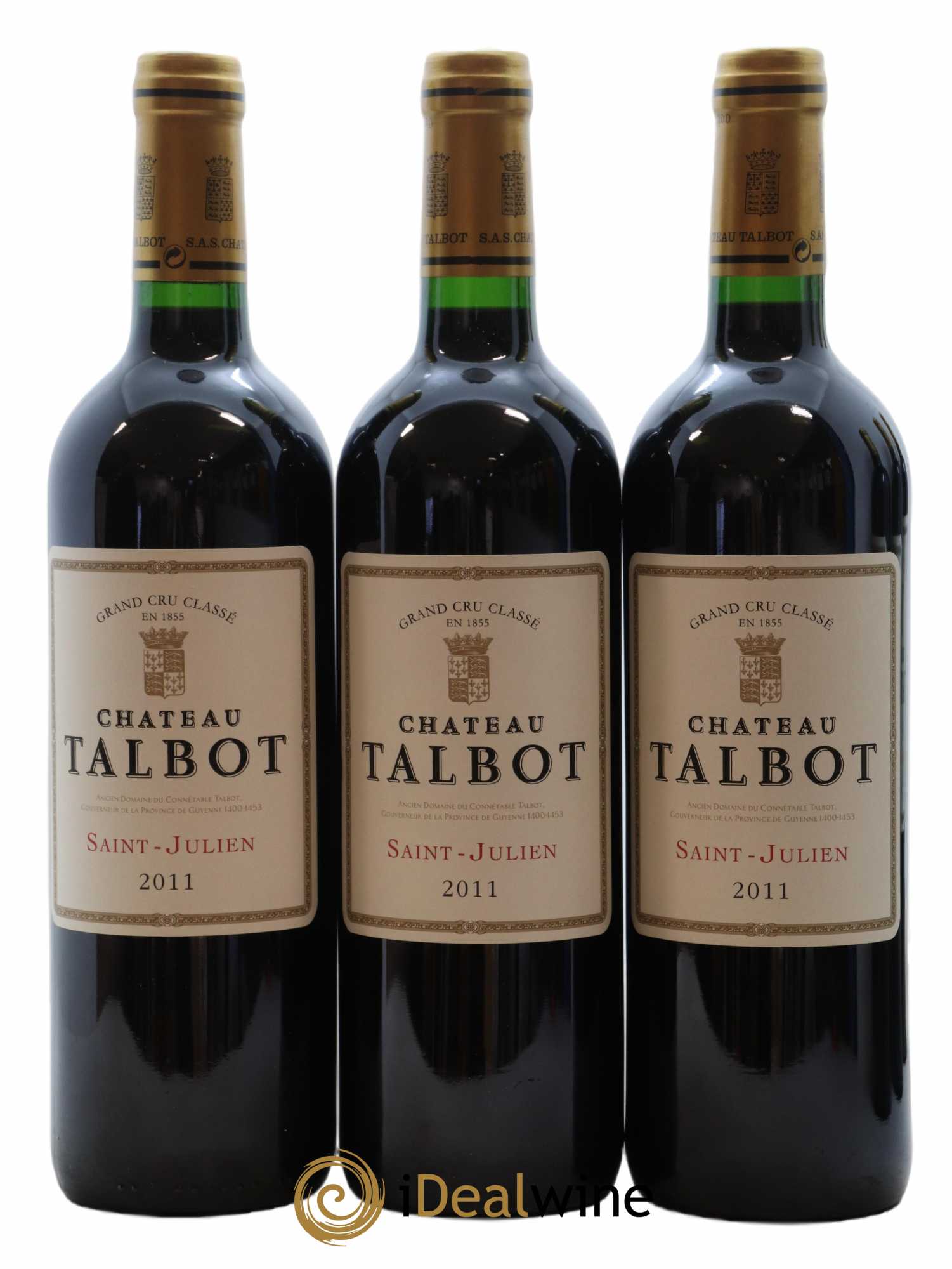 Château Talbot 4ème Grand Cru Classé  2011 - Lot de 12 Bouteilles