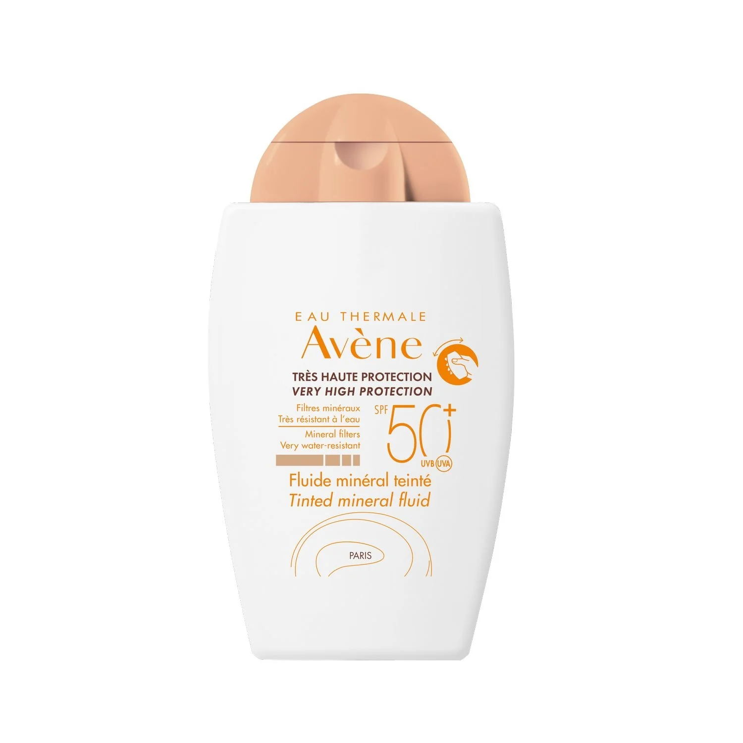 Suncare Sävytetty mineraalikasvovoide SPF50+ - Korkeasuojainen aurinkovoide kasvoille, aurinkovoide meikille