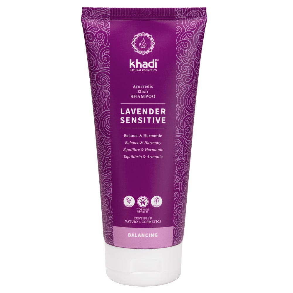 Khadi Ayurvedic Elixir Shampoo Lavender Sensitive 200 ml