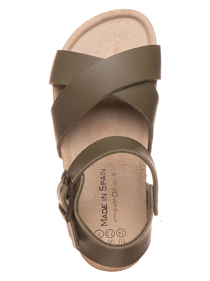 BIO PINGÜIN Sandalen in Khaki günstig kaufen 25