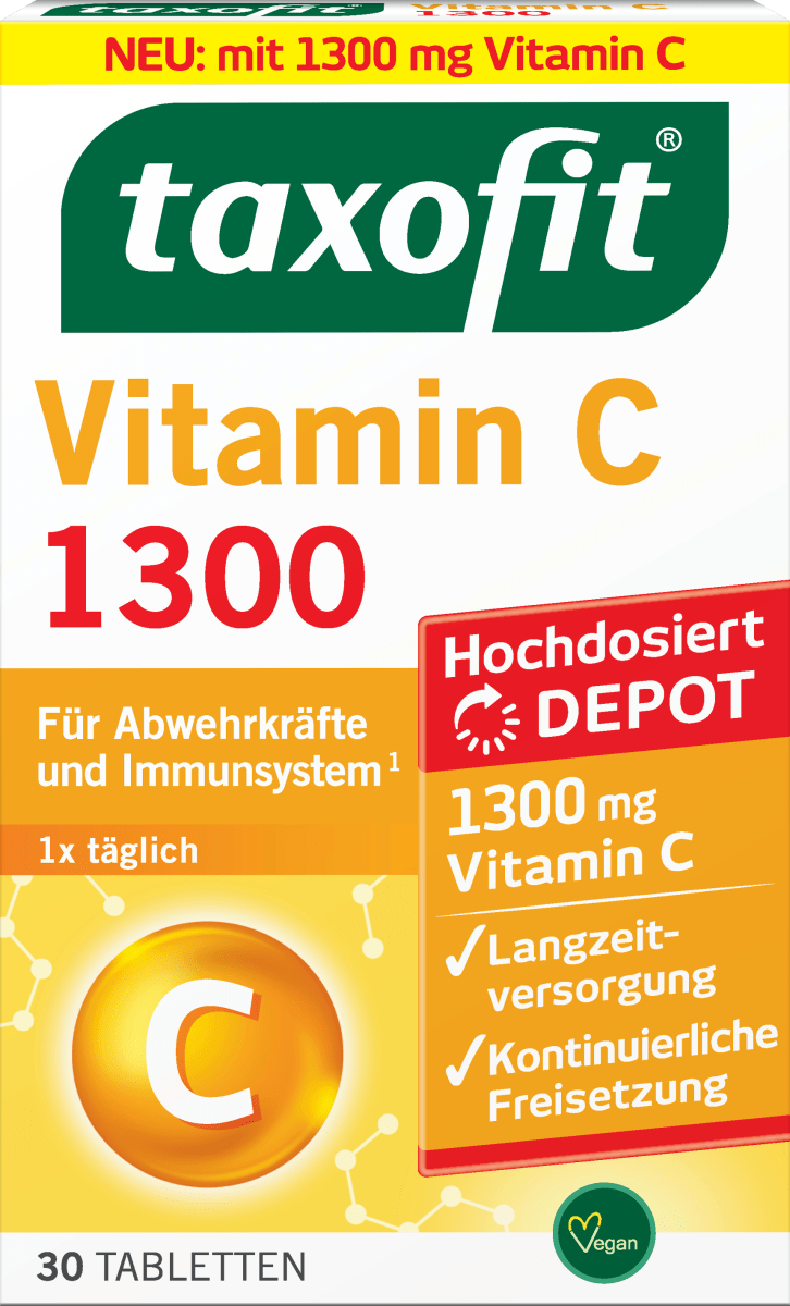 Vitamin C 1300 Tabletten 30 St, 56,9 g