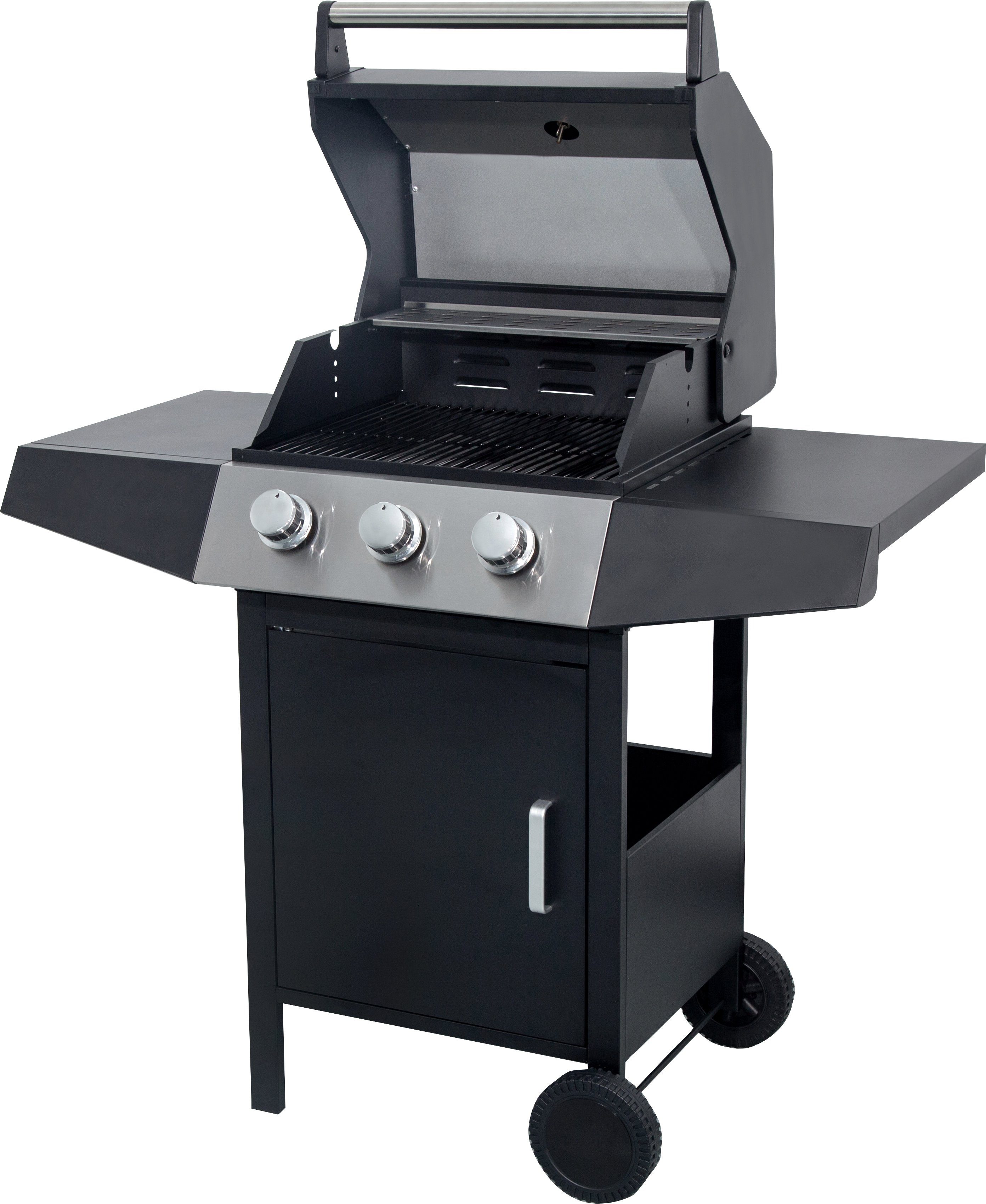 KONIFERA Gasgrill VANCOUVER, 3 Brenner, BxTxH: 112x55x108 cm