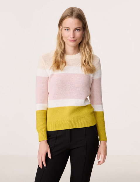 Pullover mit Colourblocking
