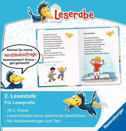 Leserabe - 2. Lesestufe: 1:0 für Paul - Eine Fußballgeschichte