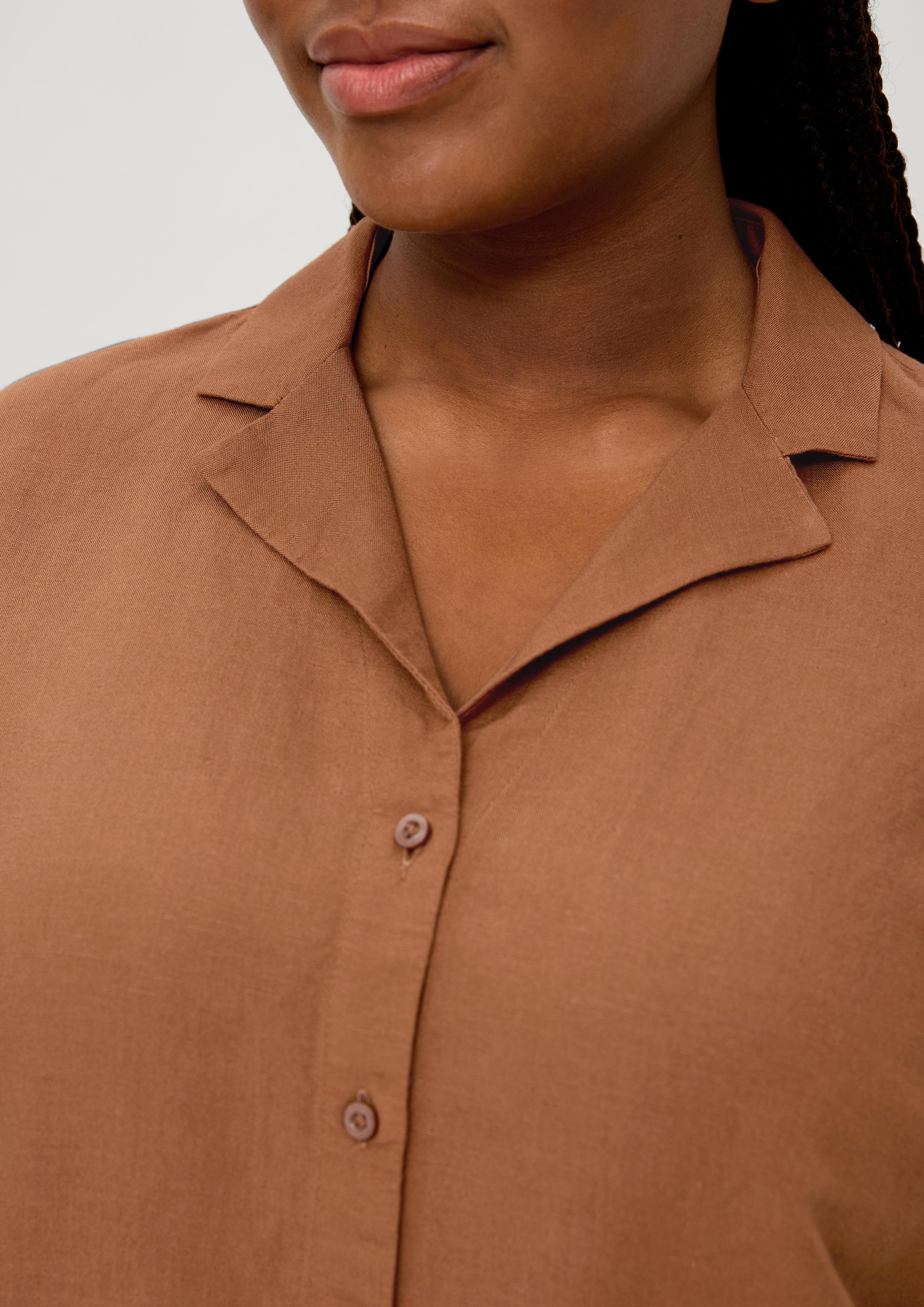 Bluse aus Leinen und Viskose  2130981-8751