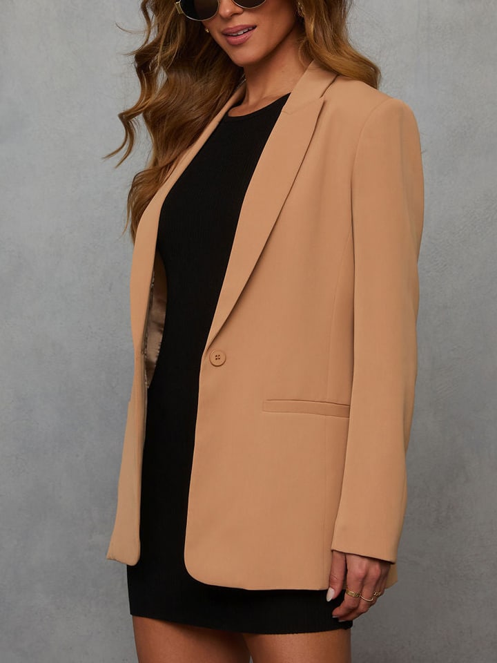 Milan Kiss Blazer in Hellbraun günstig kaufen