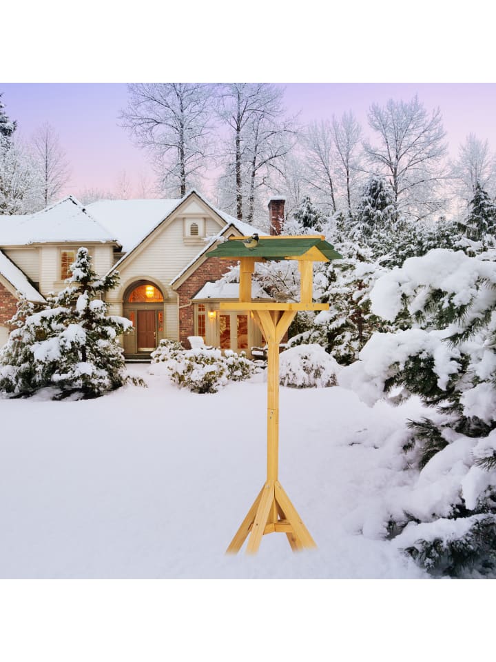 relaxdays Vogelhaus in Natur-grün - (H)117 cm günstig kaufen onesize