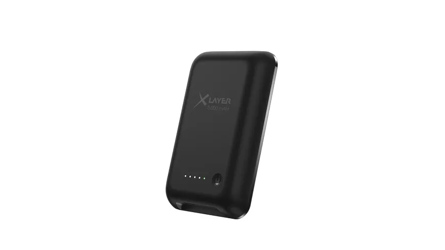 XLayer MagFix Pro Powerbank magnetisch 5.000 mAh PD 20W Schwarz