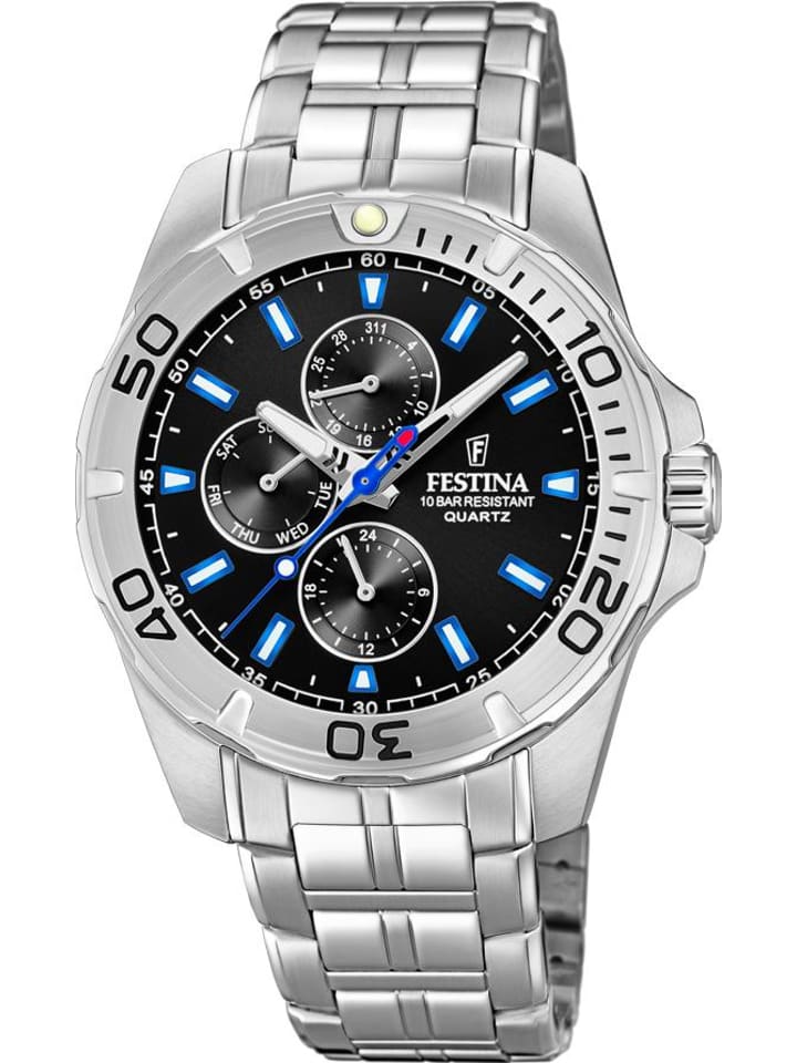 Festina Uhr in Schwarz günstig kaufen onesize
