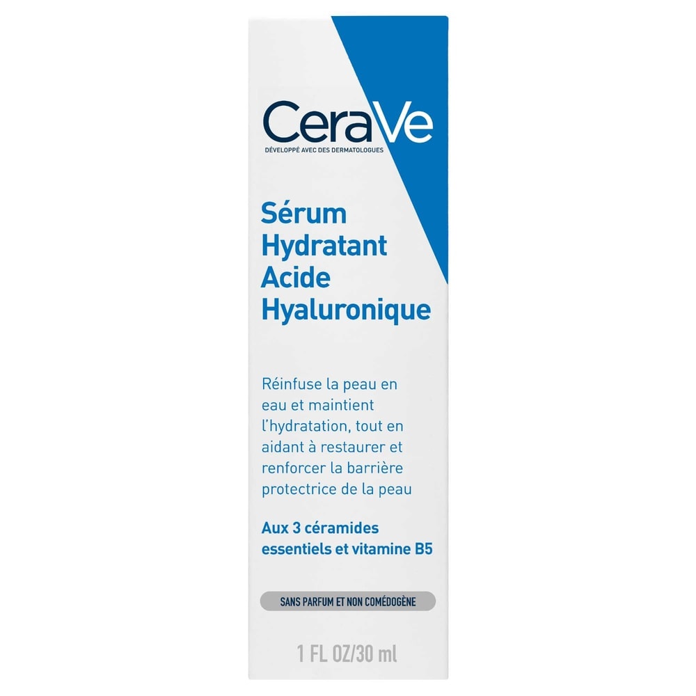 CeraVe Soin Visage Sérum Hydratant Acide Hyaluronique pourtous les types de peaux