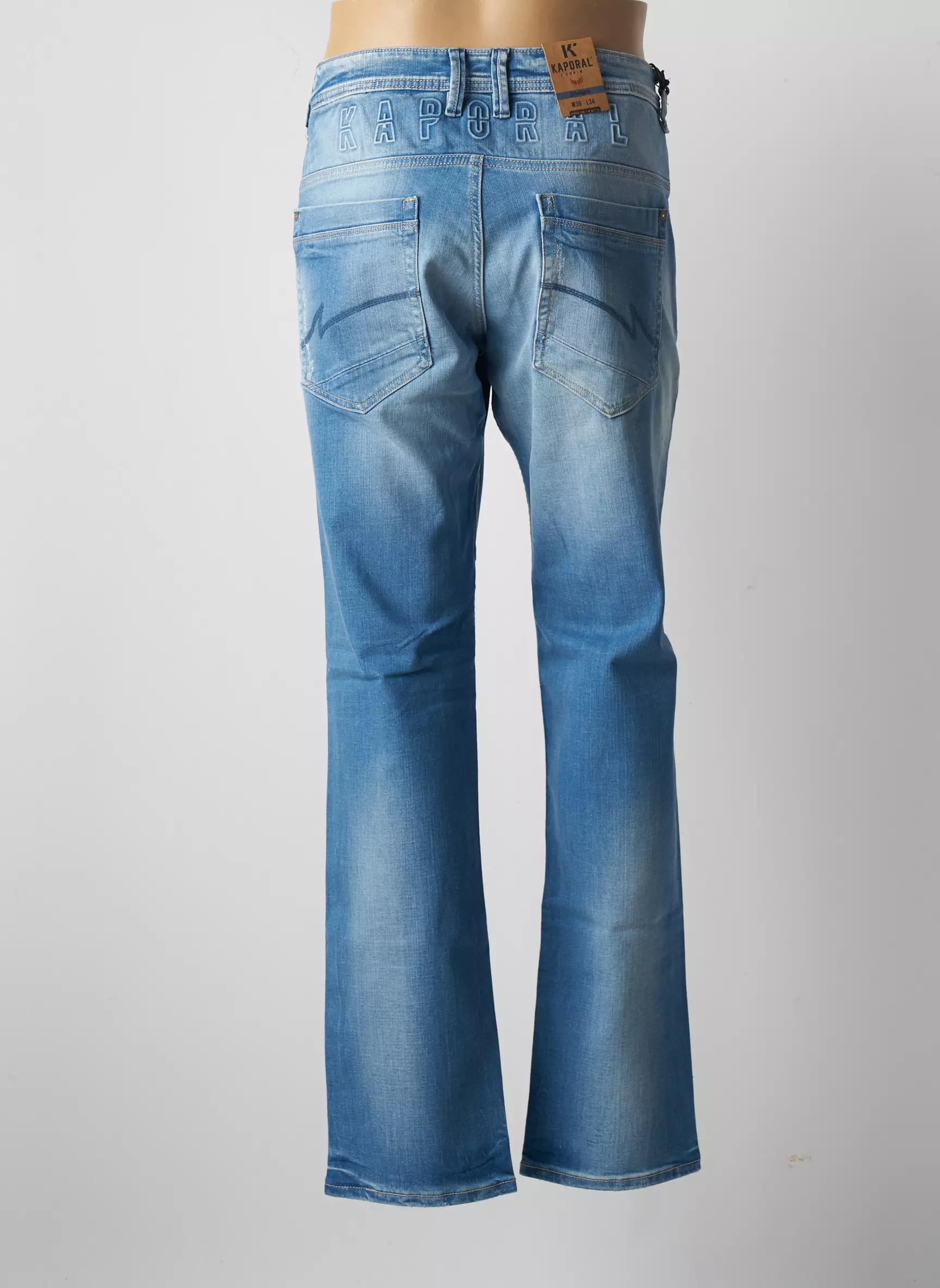 Kaporal Jeans Coupe Droite Homme couleur bleu