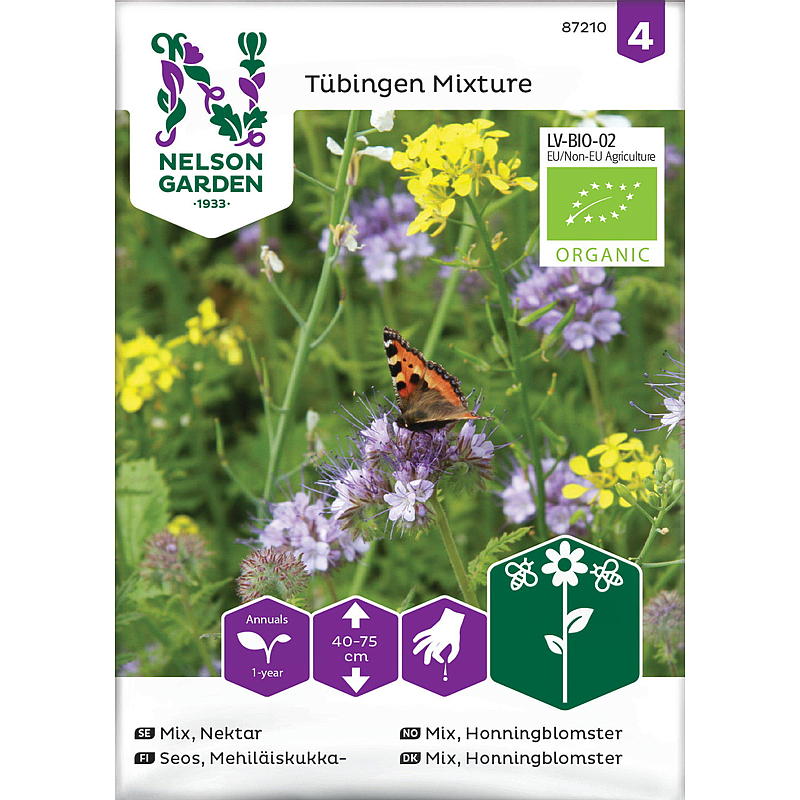 Nelson garden Frø Mix Honningblomster, organic