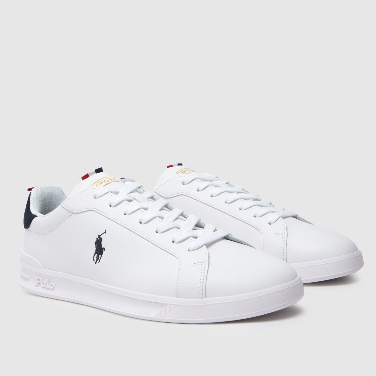 Polo Ralph Lauren – Vita och marinblå herrskor